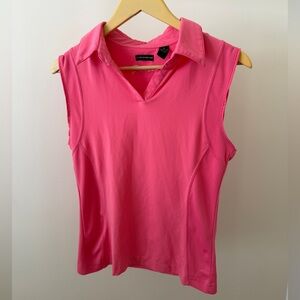 Women’s Pink Golf Tank Size S